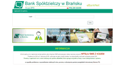 Desktop Screenshot of e-bank.bsbransk.pl